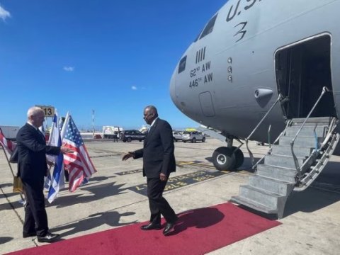 ABŞ müdafiə naziri İsrailə gedib