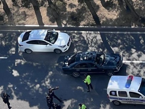 Bakıdakı silahlı insidentin VİDEOSU