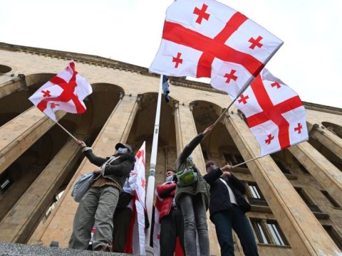 Gürcüstanda yenidən aksiya keçirilir - Bu dəfə səbəb fərqlidir