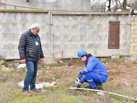Bakıətrafı kəndlərdə qanunsuz su xətləri ləğv edildi