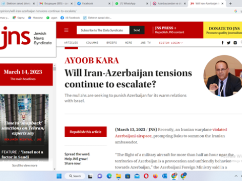 İsrailli sabiq nazir İran-Azərbaycan münasibətlərini şərh etdi