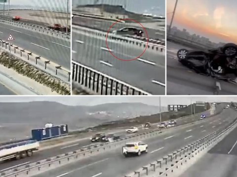 Bakı dairəvi yolda qəza - Qadın öldü