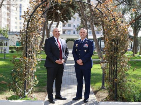 ABŞ-ın briqada generalı Azərbaycana gəldi