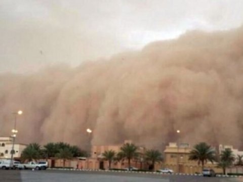 Səudiyyə Ərəbistanında qum FIRTINASI