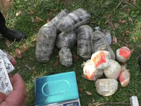 Dərədə gizlədilən külli miqdarda narkotik aşkarlandı