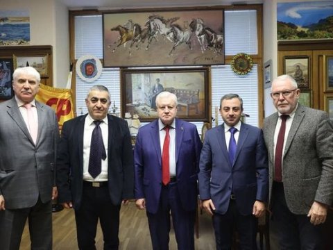 Daşnaklar Sergey Mironovla Laçın dəhlizindən danışdı