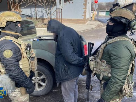 Ukrayna Təhlükəsizlik Xidməti Rusiya agentini tutdu - FOTOLAR