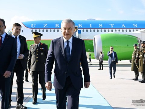 Mirziyoyev Türkiyəyə gəldi - YENİLƏNİB 