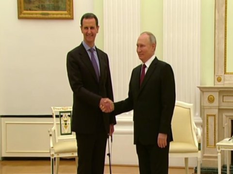 Putin-Əsəd görüşü üç saat davam edib - YENİLƏNİB