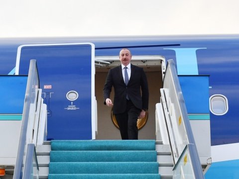İlham Əliyev Türkiyəyə GETDİ