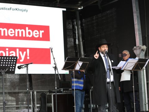 Baş ravvinin dünyaya Xocalı çağırışı - VİDEO