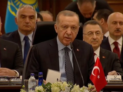 Ərdoğan Türk dövlətlərinə TƏŞƏKKÜR ETDİ - VİDEO