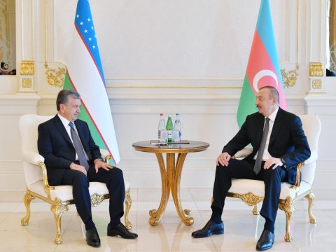 Şavkat Mirziyoyev İlham Əliyevə təşəkkür etdi