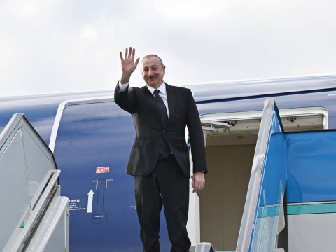 İlham Əliyevin Türkiyəyə səfəri başa çatdı 
