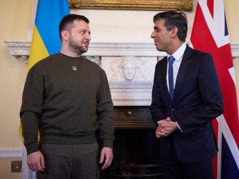 Zelenski və Sunak Ukraynaya yardımı müzakirə etdilər