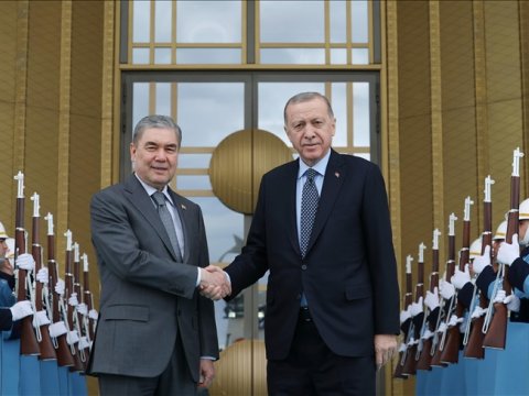 Türkiyə Prezidenti Berdiməhəmmədovla görüş keçirdi 