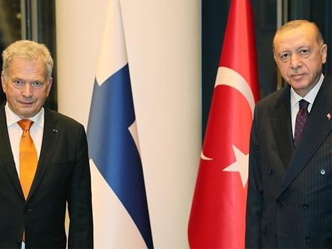 Ərdoğan Finlandiya prezidenti ilə görüşdü