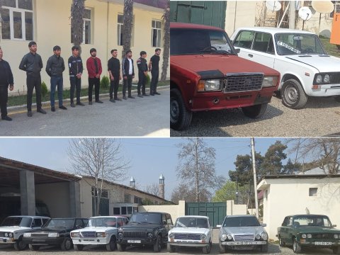 Toy karvanında avtoxuliqanlıq edən 9 nəfər saxlanıldı