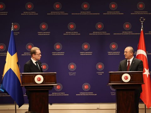 Çavuşoğlu isveçli həmkarı ilə danışıqlar apardı 