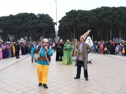 Abşeronda Novruz şənliyi keçirildi - FOTO