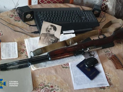 Ukraynada Rusiyaya işləyən gizli partiya aşkarlandı - FOTOLAR