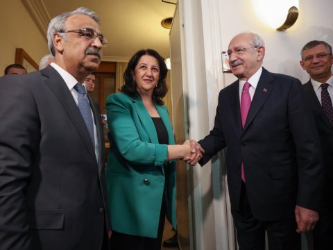 Kılıçdaroğlu HDP liderləri ilə görüşdü - FOTOLAR (YENİLƏNİB)