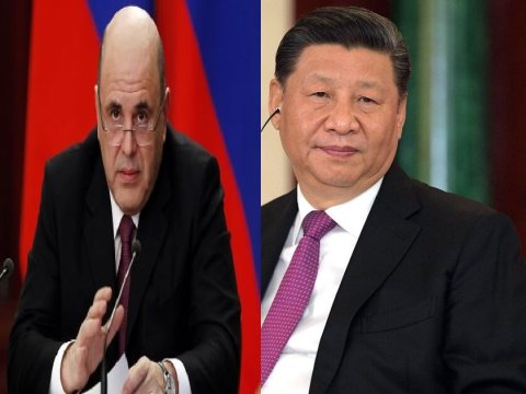 Çin lideri Rusiya baş naziri ilə görüşdü