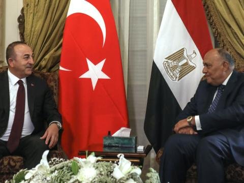 Çavuşoğlu misirli həmkarı ilə danışıqlar apardı