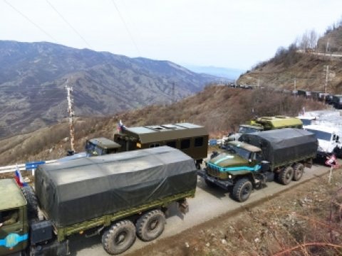 Ötən gün Laçın yolundan rusların neçə maşını keçib?