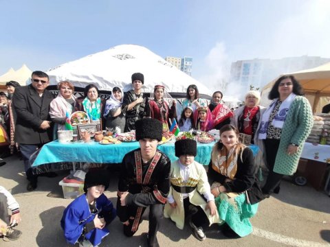 Qazaxıstanda keçirilən festivallarda diasporumuz təmsil olunub - FOTO