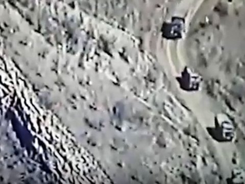Ermənilər qanunsuz hərbi daşımalara davam edir - VİDEO