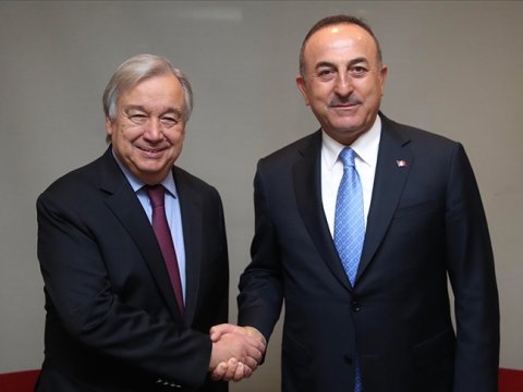 Çavuşoğlu Quterreşlə taxıl sazişini müzakirə etdi
