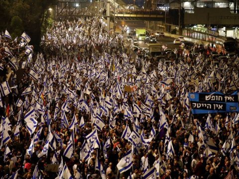 İsrail prezidenti etirazlara görə Netanyahuya qarşı çıxdı - VİDEO