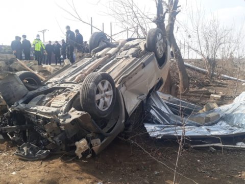 Maşın aşdı - Sürücü öldü