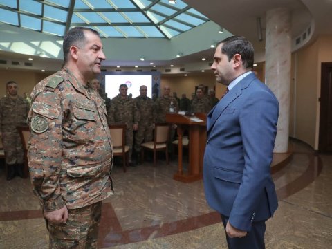 Ermənistanda hərbçilərin əməliyyat toplanışı keçirilir - FOTOLAR