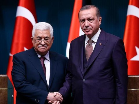 Ərdoğan Fələstin lideri ilə danışıqlar apardı