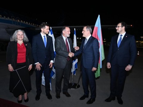 Ceyhun Bayramov İsraildə: Bu gün səfirliyin açılışı olacaq - FOTOLAR