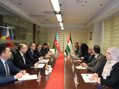 Azərbaycan və Fələstin XİN rəhbərləri Ramallada görüşdü