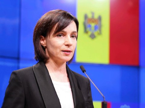 Moldova prezidenti Ukraynaya getdi - FOTO