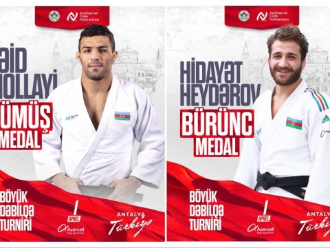 Cüdoçularımız “Böyük dəbilqə”də iki medal qazandı