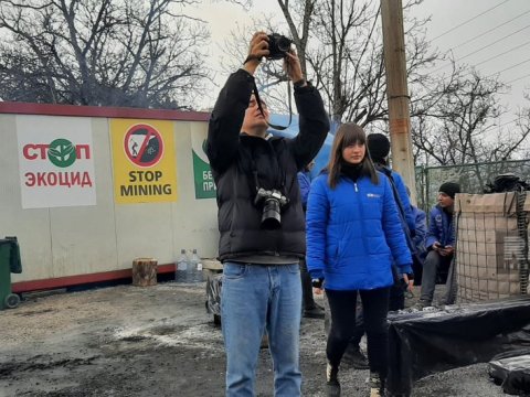 Xarici jurnalistlər Laçın yolunun açıq olduğunu öz gözləri ilə gördü - FOTOLAR