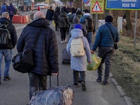 Avropadakı ukraynalı qaçqınların sayı 5 milyonu ötüb