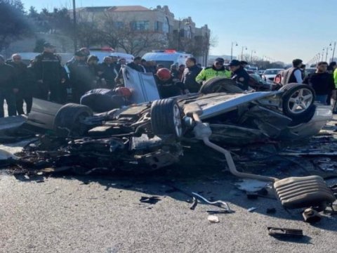 Həftəsonu yol qəzalarında 10 nəfər ölüb