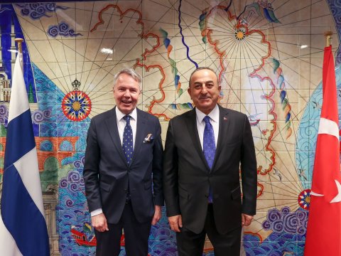 Çavuşoğlu Finlandiya XİN başçısı ilə görüşdü - FOTO