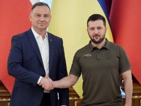 Zelenski Polşadadır - YENİLƏNİB (VİDEO)