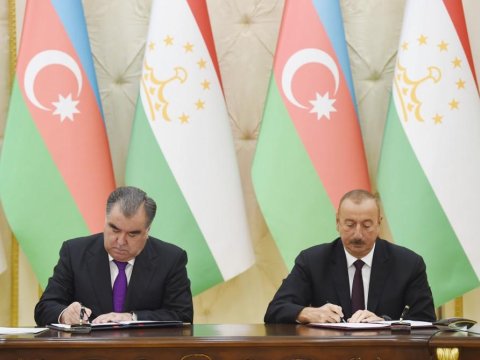 Azərbaycan-Tacikistan sənədləri imzalanıb - YENİLƏNİB 
