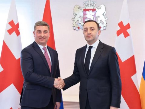 Qaribaşvili erməni nazirlə danışıqlar apardı
