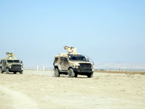 Döyüş maşınları işə salındı - VİDEO