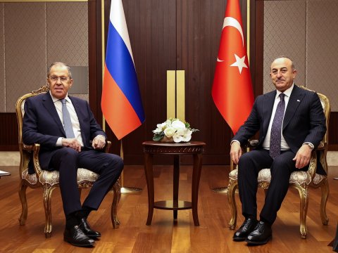 Çavuşoğludan Lavrovla görüş barədə PAYLAŞIM - FOTOLAR