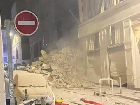 Marseldə bina çökdü: 5 nəfər yaralandı - YENİLƏNİB